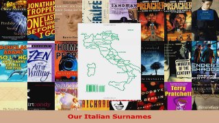 Read  Our Italian Surnames Ebook Free