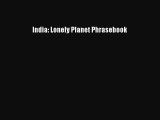 India: Lonely Planet Phrasebook [PDF Download] Full Ebook