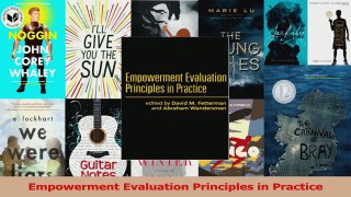 PDF Download  Empowerment Evaluation Principles in Practice Read Online