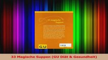 33 Magische Suppen GU Diät  Gesundheit PDF Herunterladen