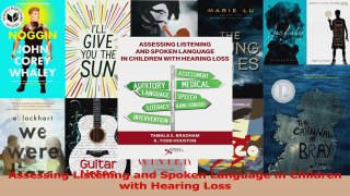 PDF Download  Assessing Listening and Spoken Language in Children with Hearing Loss Download Full Ebook