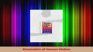 Kinematics of Human Motion PDF