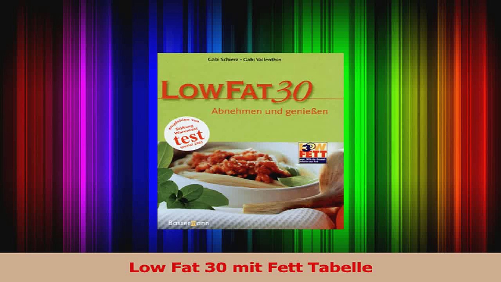 Low Fat 30 Mit Fett Tabelle Pdf Lesen Video Dailymotion 