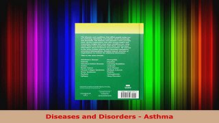 Download  Diseases and Disorders  Asthma EBooks Online