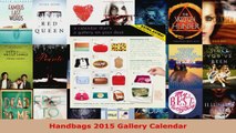 Read  Handbags 2015 Gallery Calendar Ebook Free