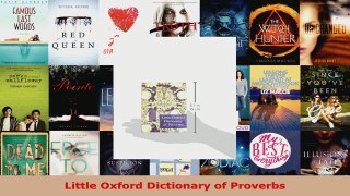 Read  Little Oxford Dictionary of Proverbs EBooks Online