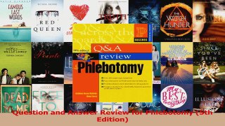 PDF Download  Question and Answer Review for Phlebotomy 5th Edition Download Online