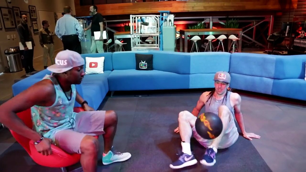 DeStorm vs Séan Garnier Featuring Jenna Marbles - Soccer Skills