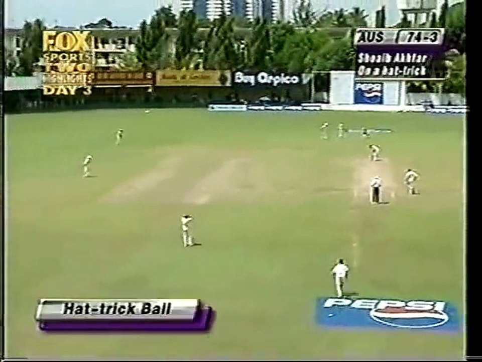 Shoaib Akhtar GREATEST BOWLING OF HIS CAREER - vs Australia 1st test Colombo 2002