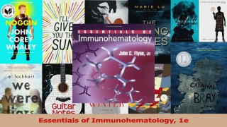 PDF Download  Essentials of Immunohematology 1e Read Full Ebook