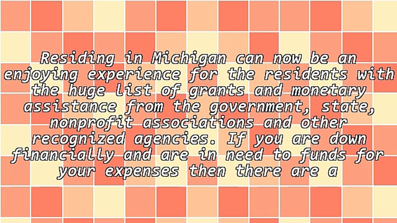 Apply for Online Grants in Michigan