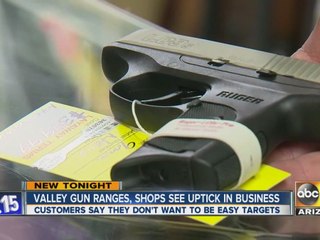 Valley gun ranges, shops see spike in business after terrorist attacks