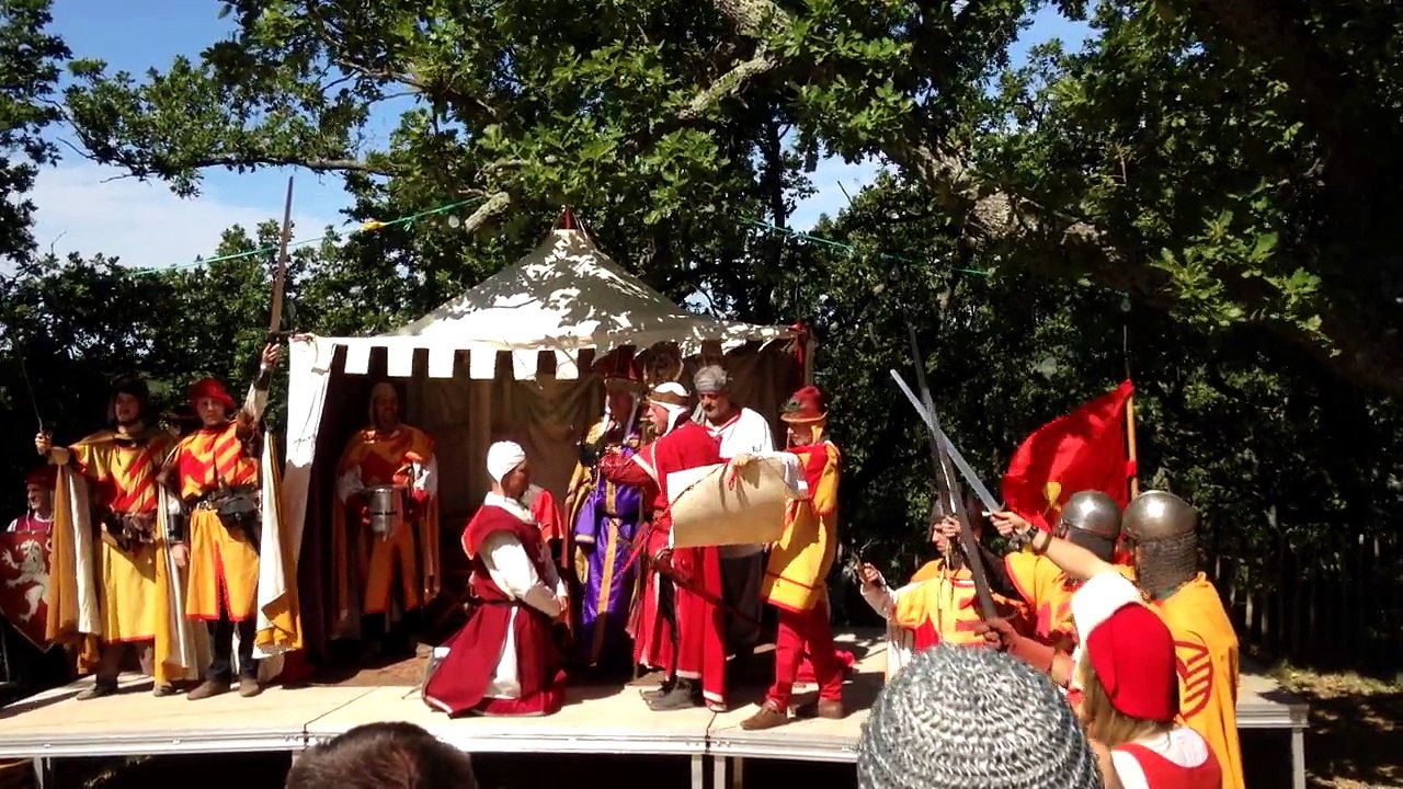 Adoubement au Château de Sabran