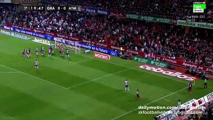 Diego Godín 0-1 _ Granada - Atletico Madrid 05.12.2015 HD