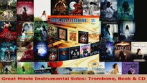 Read  Great Movie Instrumental Solos Trombone Book  CD Ebook Free
