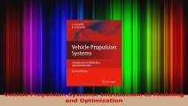 PDF Download  Vehicle Propulsion Systems Introduction to Modeling and Optimization Download Full Ebook