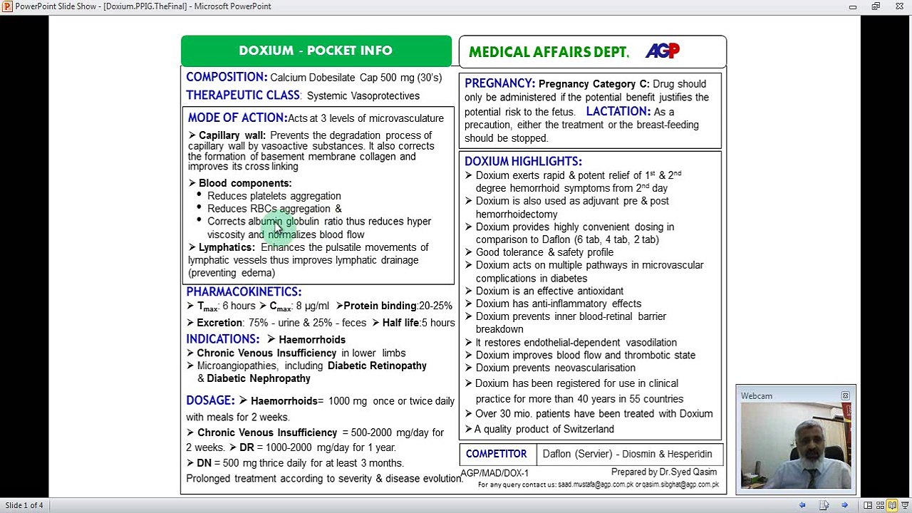 Doxium Pocket Info Training by Dr. Saad