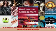 Read  IB Business and Management Course Companion IB Diploma Programme EBooks Online