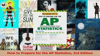 Read  How to Prepare for the AP Statistics 3rd Edition EBooks Online