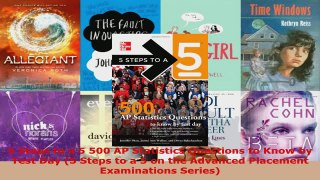 Download  5 Steps to a 5 500 AP Statistics Questions to Know by Test Day 5 Steps to a 5 on the PDF Online
