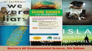 Read  Barrons AP Environmental Science 5th Edition EBooks Online