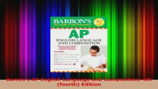 Read  Barrons AP English Language and Composition 4th fourth Edition Ebook Free