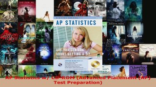 Read  AP Statistics w CDROM Advanced Placement AP Test Preparation EBooks Online