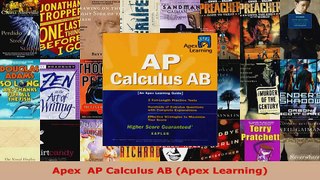 Read  Apex  AP Calculus AB Apex Learning EBooks Online