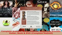 Read  Complete Acoustic Guitar Method Beginning Acoustic Guitar Book  DVD Complete Method Ebook Free