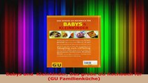 Babys und  Kleinkinder Das große GU Kochbuch für GU Familienküche PDF Herunterladen