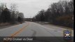 Cop car hits deer - Dashcam from Kenton County Police - TomoNews