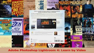 Read  Adobe Photoshop Lightroom 4 Learn by Video Ebook Free