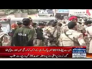 Karachi Ko Fauj Kay Hawalay Kia Jaye, Faisal Wada