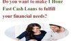 1hour Fast Cash Loans- Easy Way to Borrow 1 Hour Loans