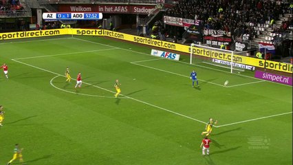 Pays-Bas - Un chat s'invite au match d'Alkmaar