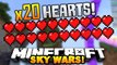 Minecraft TEAM SKYWARS #16 DOUBLE HEALTH HACKER! w/PrestonPlayz & LandonMC