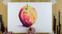 Start Drawing: Part 3 Coloured Pencils - An Apple