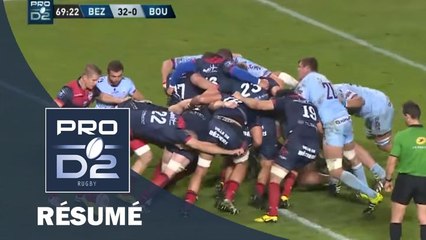 PRO D2 - Résumé Béziers-Bourgoin: 46-0 - J11 - Saison 2015/2016