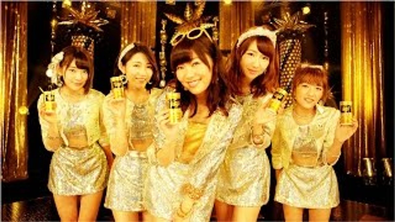 指原莉乃、柏木由紀らAKB48が、お立ち台でノリノリダンス　『ワンダ 金の微糖』新TVCM「男の輝き」編＆メイキング映像