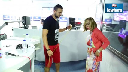 عفاف الغربي في إستديو جوهرة فم