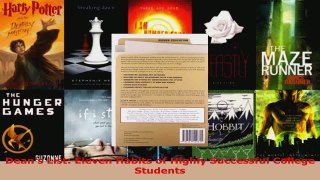 Download  Deans List Eleven Habits of Highly Successful College Students PDF Free