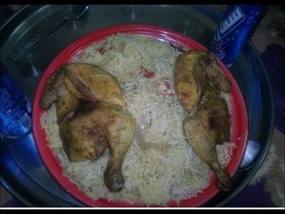 طريقة عمل فراخ مندي بالارز البسمتى Arabic food - YouTube