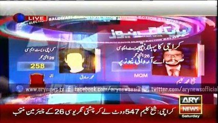 Unofficial results of LG elections in Karachi