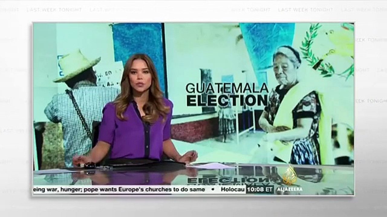 John Oliver - Guatemala's Election