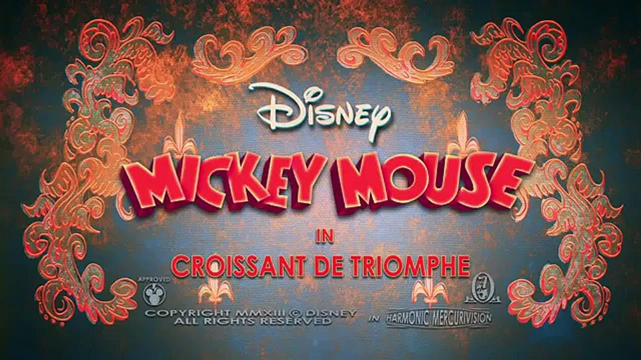Croissant de Triomphe  A Mickey Mouse Cartoon  Disney Shows