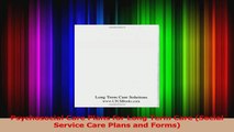 Psychosocial Care Plans for Long Term Care Social Service Care Plans and Forms PDF