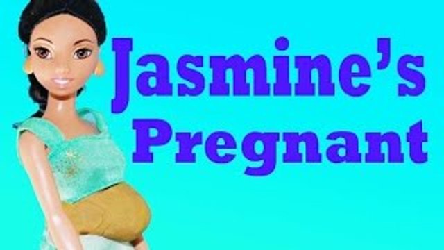 Princess Jasmine PREGNANT Barbie Parody Story Disney Frozen Elsa Friend Aladdin Pregnancy