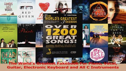 PDF Download  The Worlds Greatest Fakebook For Piano Vocal Guitar Electronic Keyboard and All C PDF Online