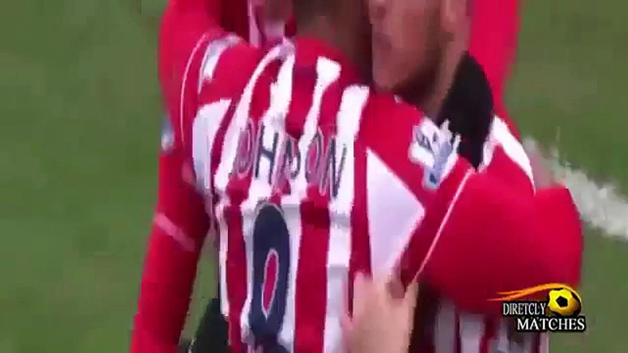 اهداف مباراة ستوك سيتي و مانشستر سيتي 2 × 0