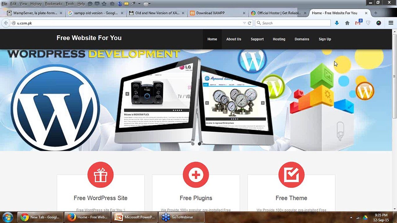WordPress Training Class 2 Wordpress installation